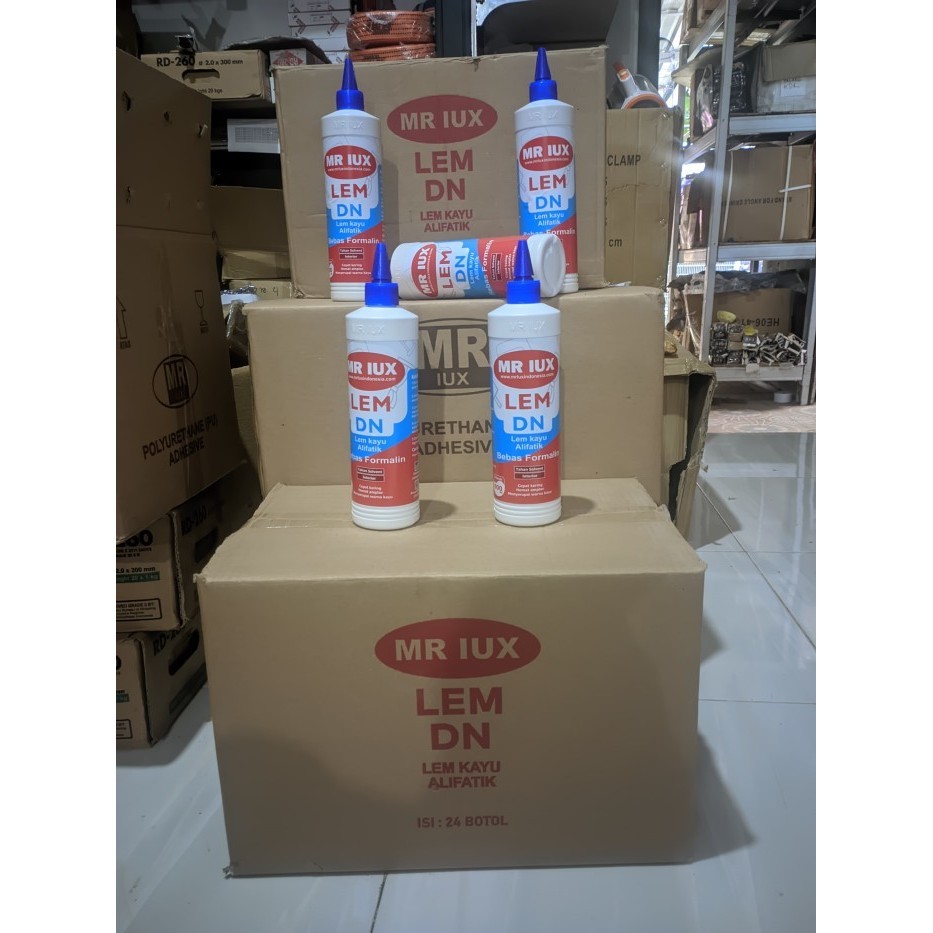 

Lem kayu ALIFATIK DN MR LUX 600 Gram Lengket Cepat Kering 600ml