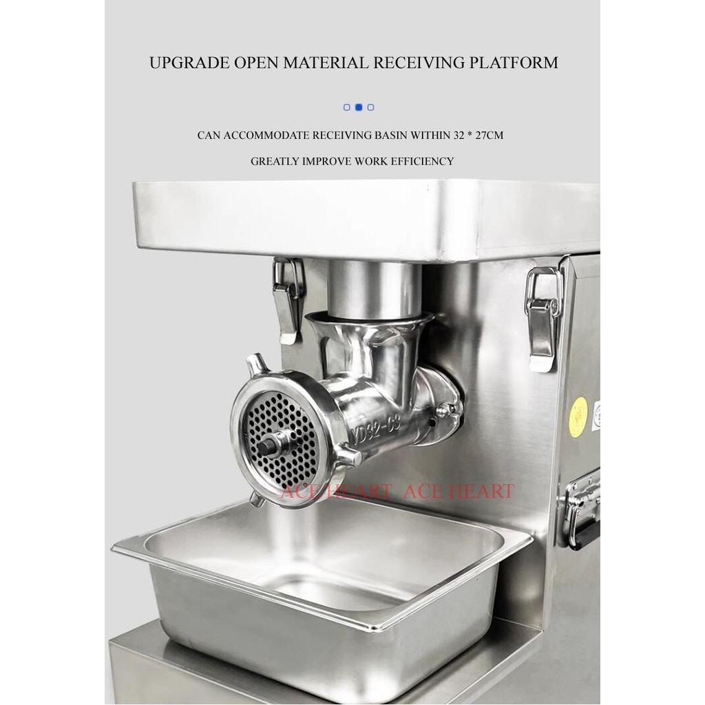 Meat Grinder Food Shredder Grinder Multi-function Meat Crusher Vegetables Cutter Kitchen Chopper Sau