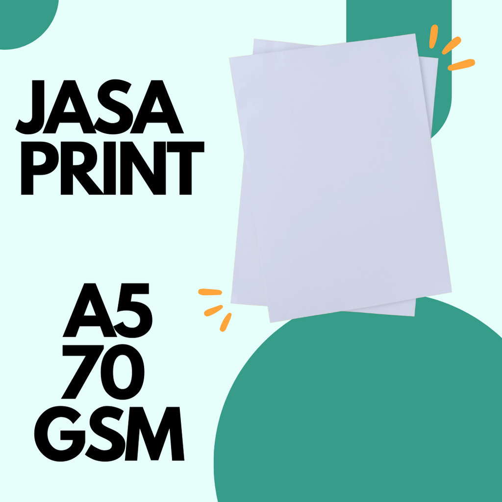 

jasa print A5 70 gsm