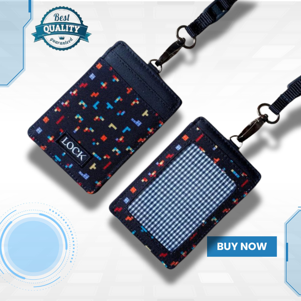 

Lanyard Kantor Kasual dengan Slot untuk ID Card dan Holder Name Tag SS30