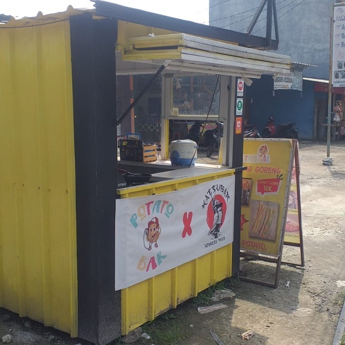 Promo cuci gudang booth kontainer booth container bekas like new