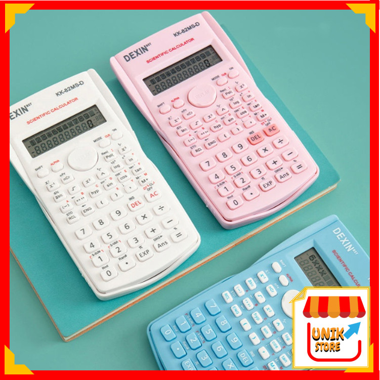 

UNIK - S1188 Kalkulator SinCosTan / Scientific Calculator / Kalkulator Ilmiah 240 Fungsi / Sains