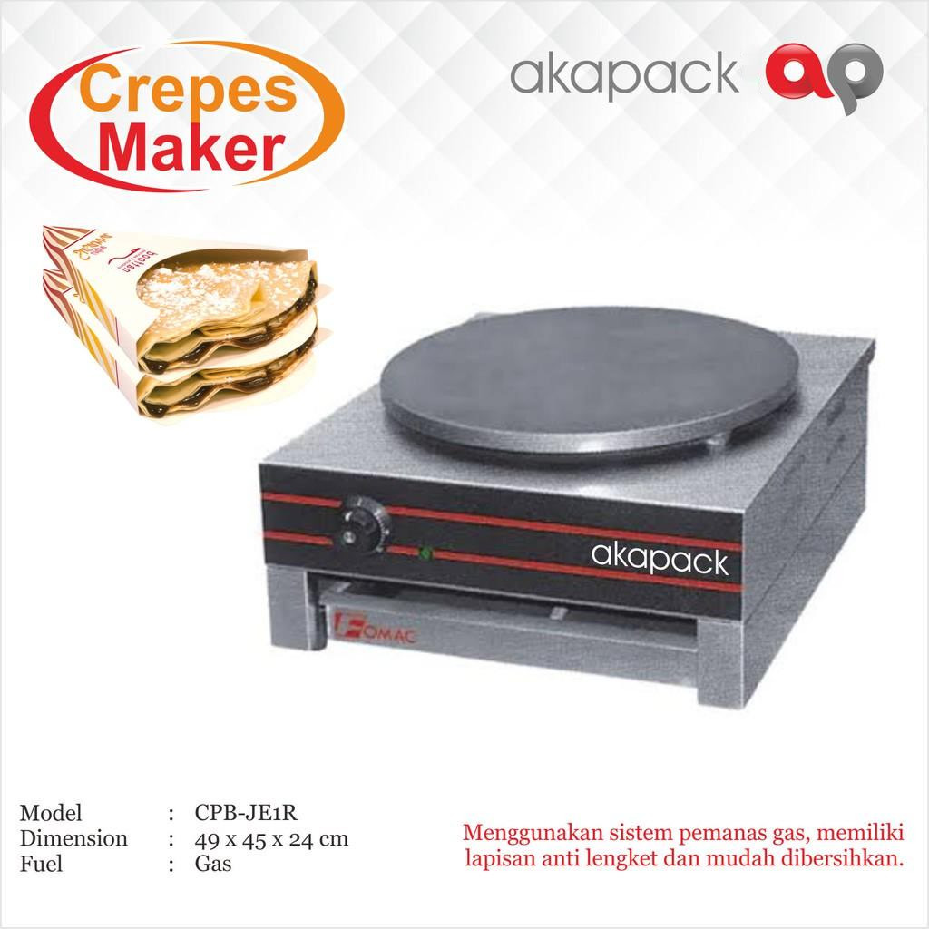 CPB-JE1R Crepes maker single / panggangan crepes gas Mesin / Mesin Pengolah Makanan