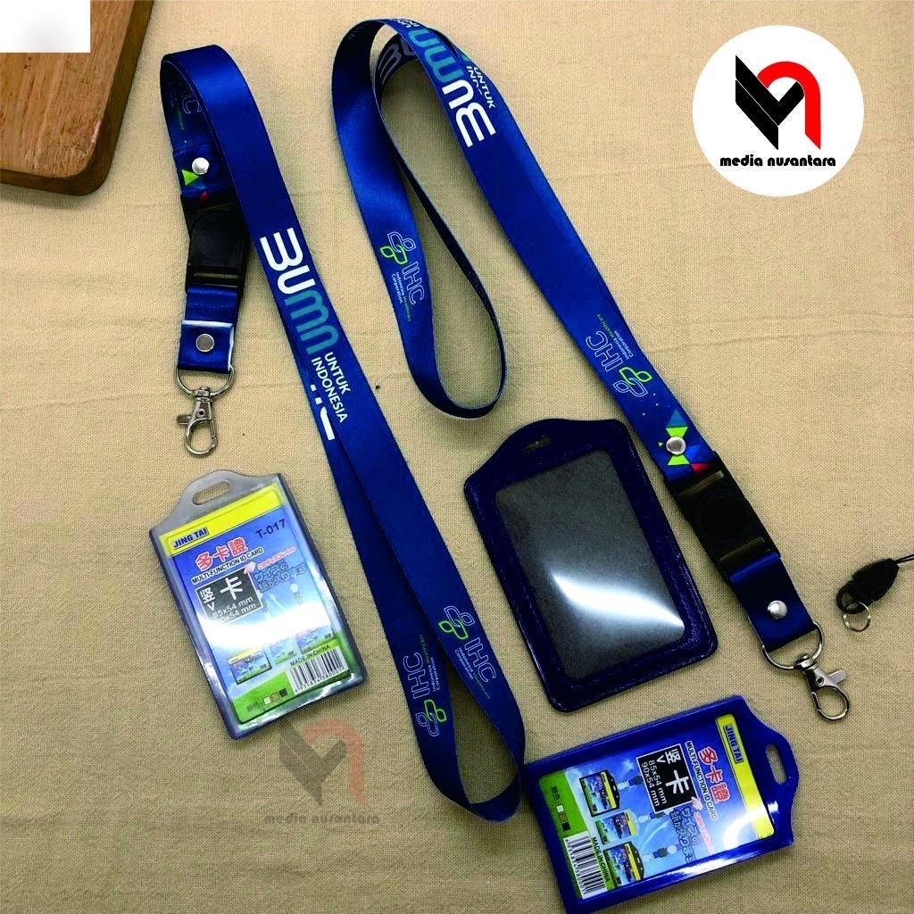 

Tali ID Card IHC PHC Lanyard BUMN Printing Full Colour 2 Sisi