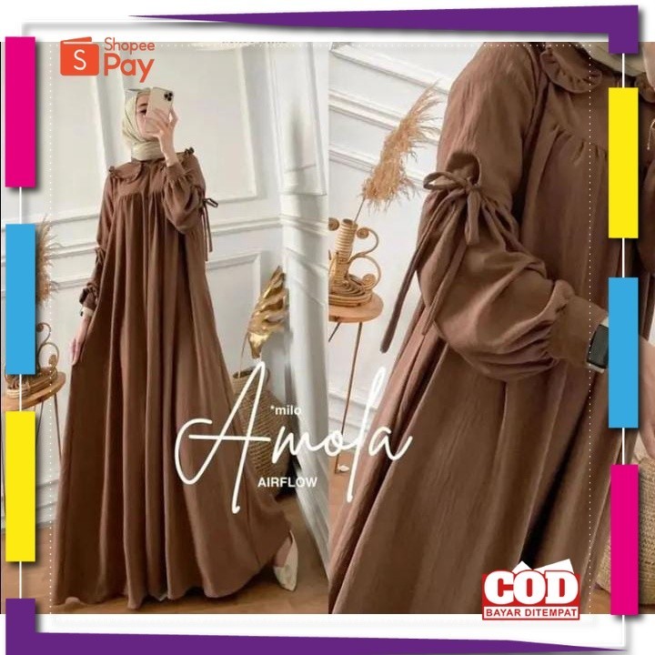 PREMIUM BERKUALITAS // Gamis Kekinian Remaja Baju Gamis Terbaru 2023 Lebaran Wanita Baju Muslim Wani
