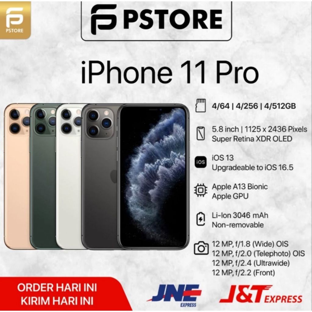 promo spesial iphone 11 PRO 256GB GOOD CONDITION LIKE NEW BERGARANSI