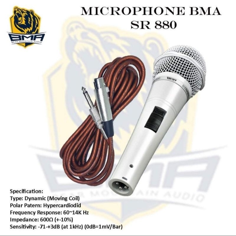 michrophone mic kabel BMA SR 880