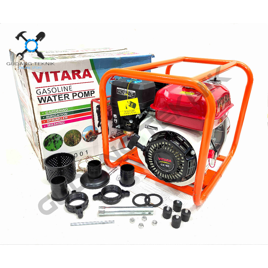 (VITARA) Waterpump 2" 3" WP20CX WP30CX VITARA  / Pompa Sedot Air Irigrasi Sawah Alkon 2 3 Inch - Wat