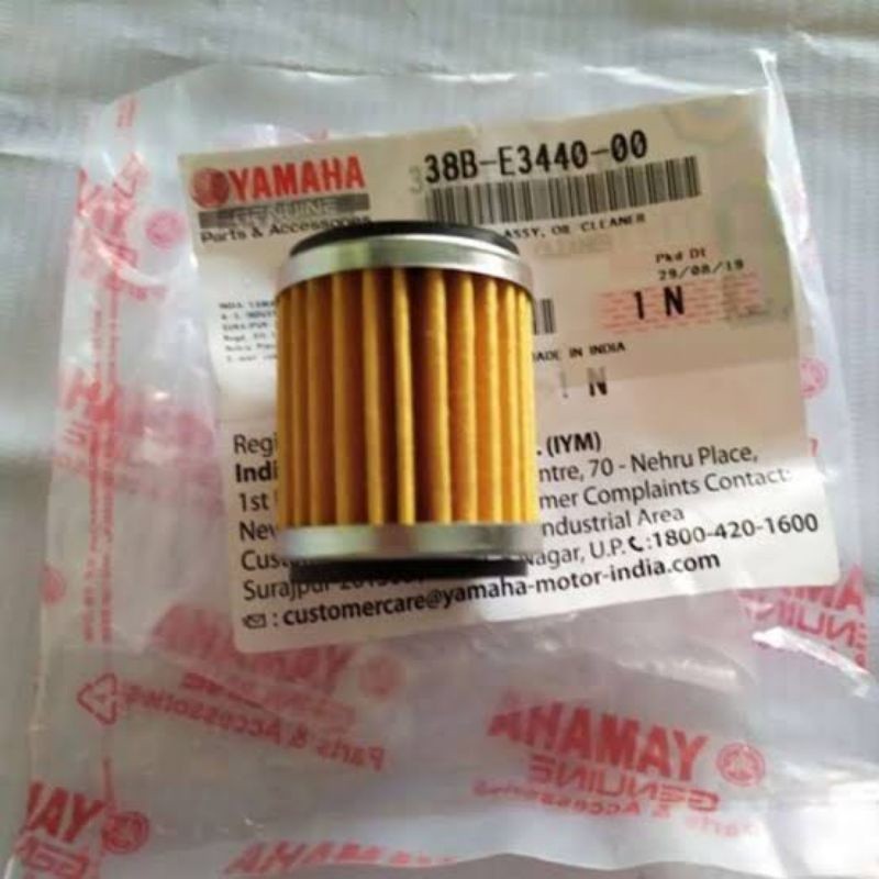 FILTER SARINGAN OLI 38B R15 V3 MT15 WR155 ORI ASLI YAMAHA 38B-E3440-01 YGP ORIGINAL R 15 WR 155 MT 1