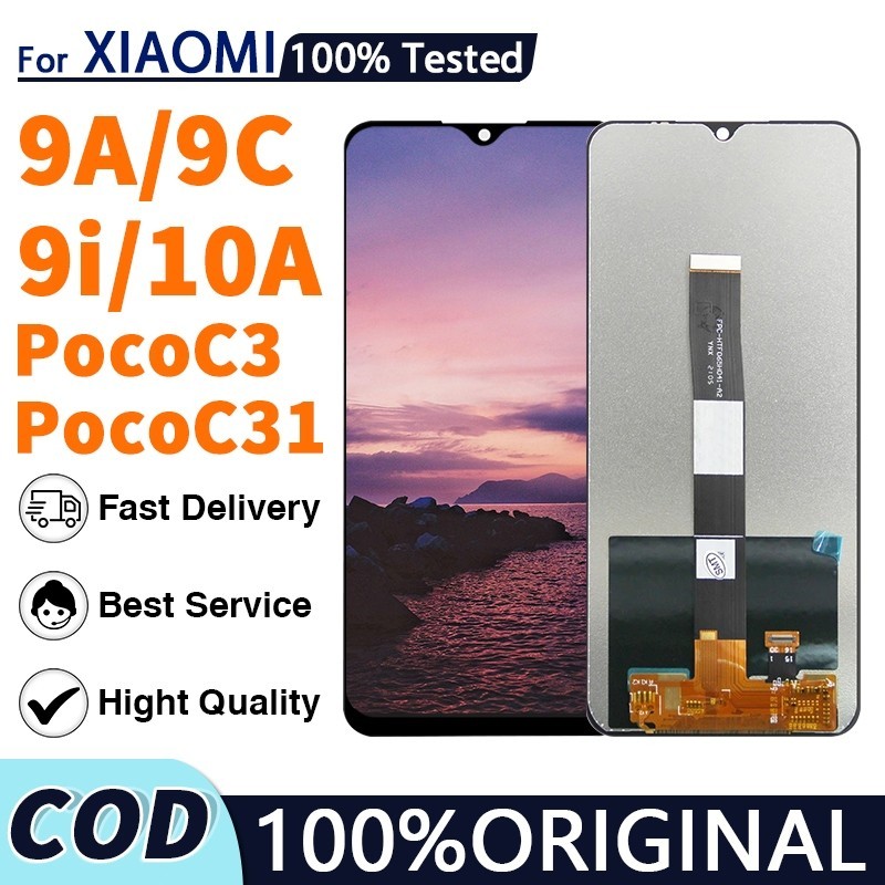 【ORIGINAL】LCD XIAOMI REDMI 9A 9C 9i popoC3 pocoC31 10A  FULLSET TOUCHSCREEN/lcd redmi 9A 9C 9i popoC