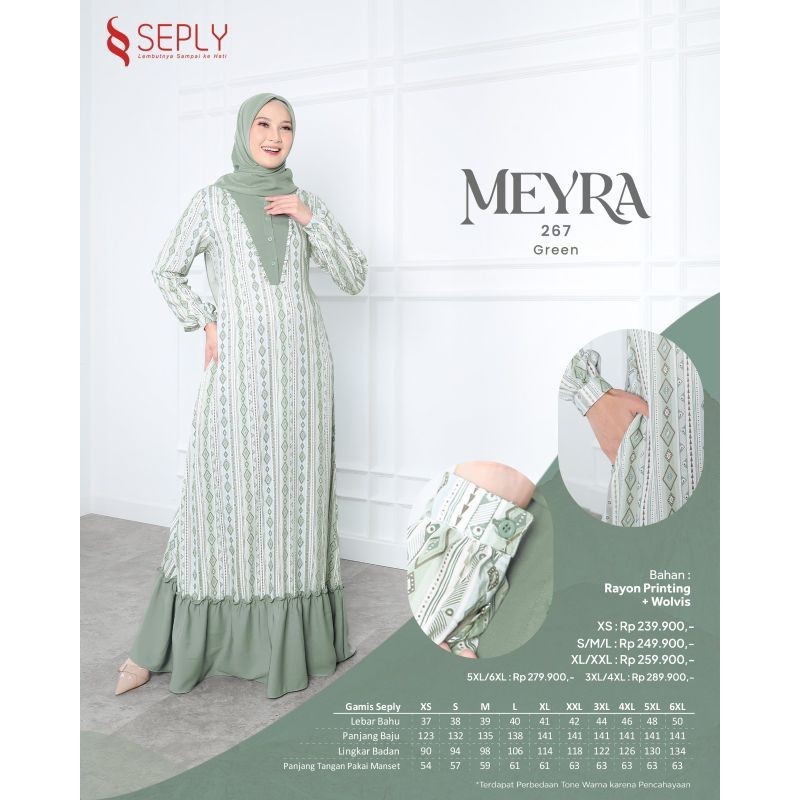 SEPLY MEYRA 267 /GAMIS SEPLY MEYRA 267 /MEYRA 267/SEPLY /GAMIS SEPLY TERBARU 2024 /COD