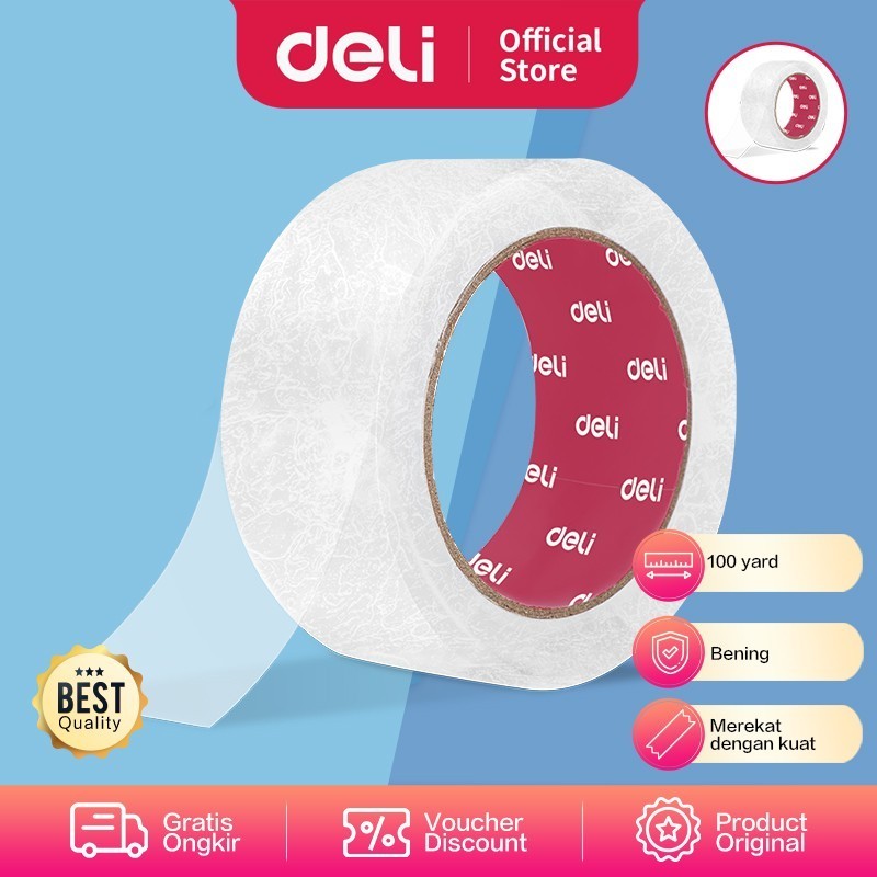 

Lakban Deli OPP Bening 45mm x 100y - CA490