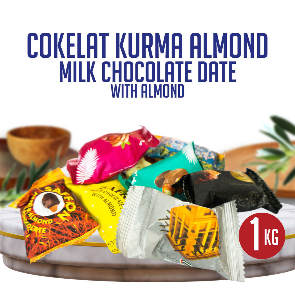 

Cokelat Kurma Almond - Milk Chocolate Almond with Date