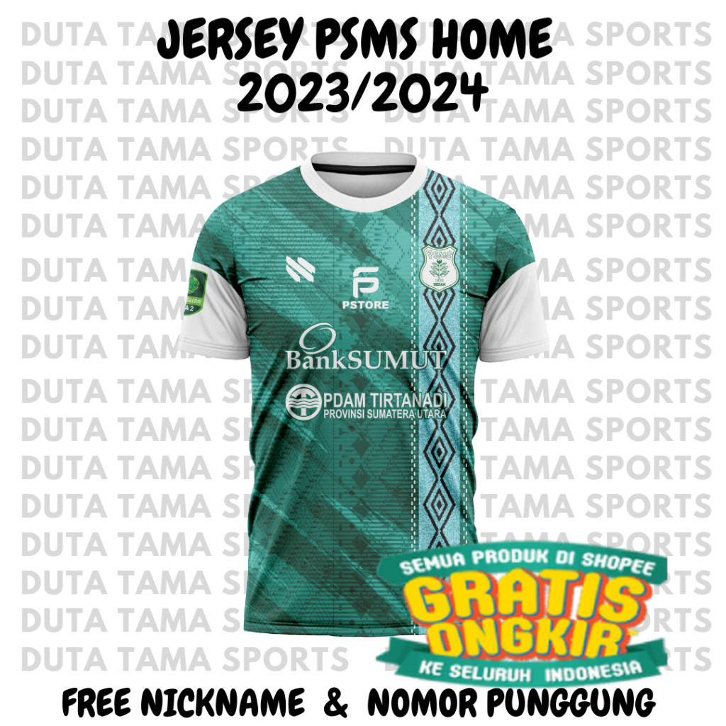 JERSEY PSMS MEDAN NEW 2023/2024 FULL PRINTING UNISEX/Bahan terbaik