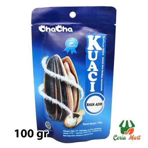 

Kuaci Cha Cha Asin 100 gr Kwaci Biji Bunga Matahari Sunflower Seeds