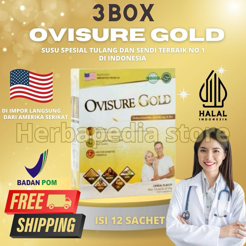 

OVISURE GOLD SUSU OBAT TULANG DAN SENDI ASLI 100% ORIGINAL
