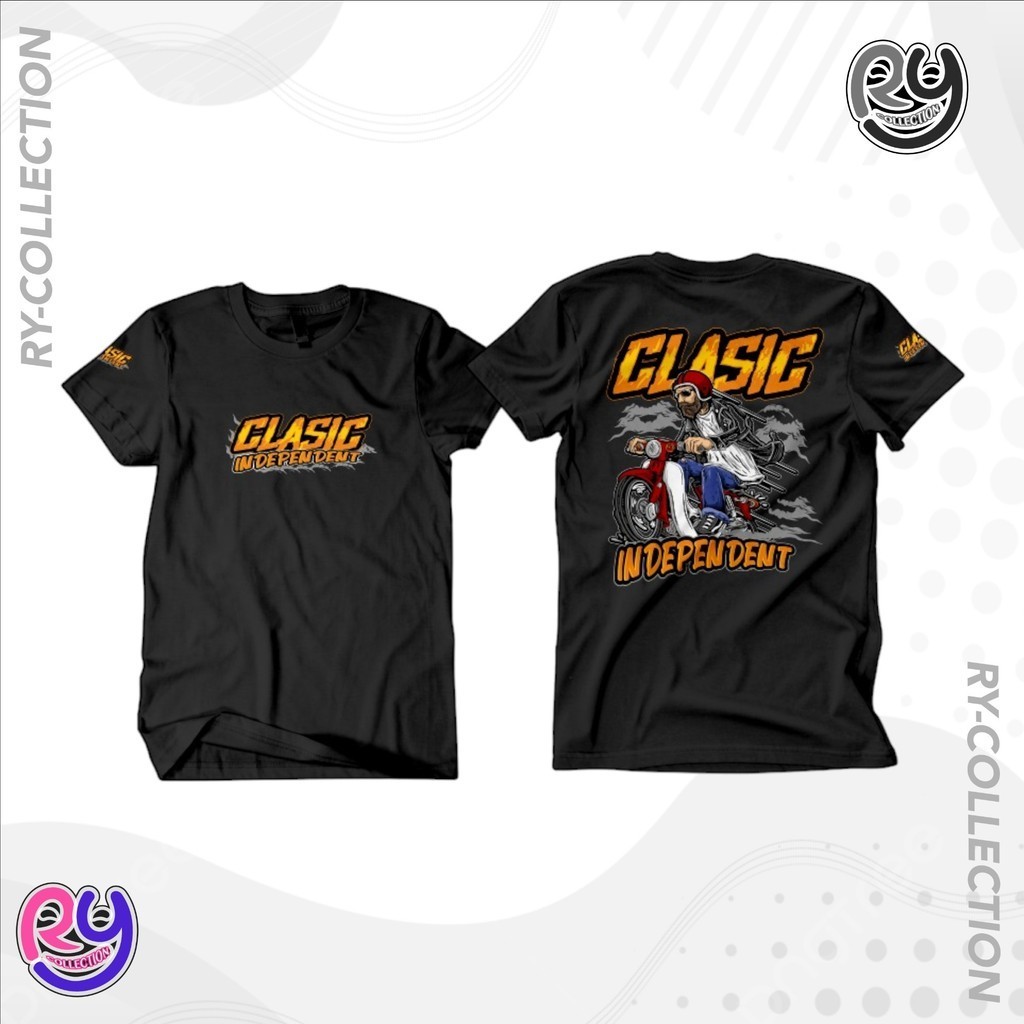 RY - KAOS CLASIC INDEPENDENT UNISEX PRIA WANITA MURAH CREWNECK