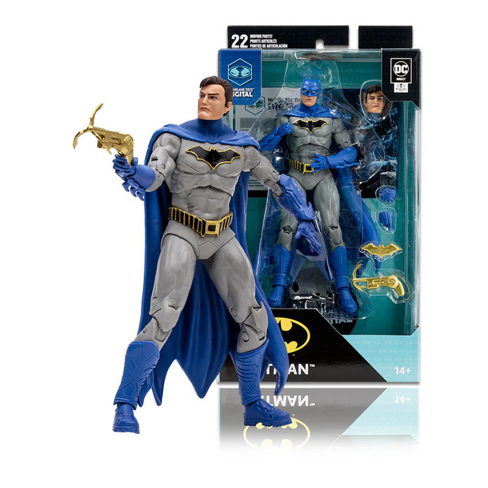 [Kinvil Toys] Mcfarlane Toys Batman (Dc Rebirth) 7" Figure W/Mcfarlane Toys Digital Collectible