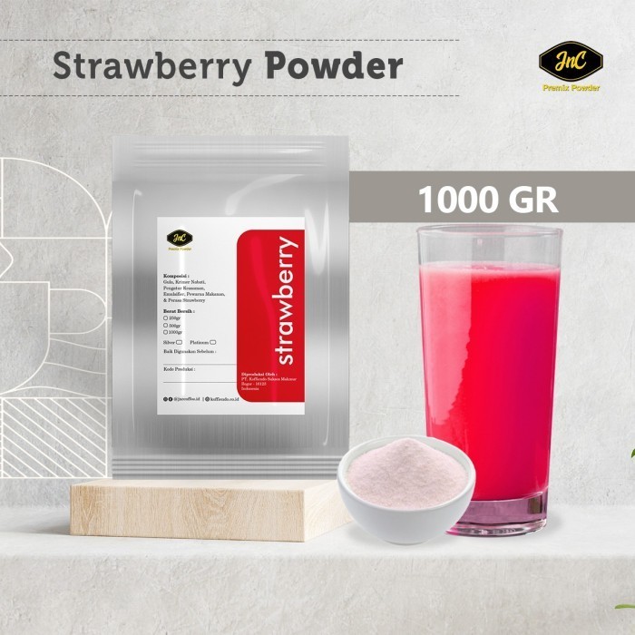 

[New Arrival]Promo JnC Strawberry Silver Powder 1KG