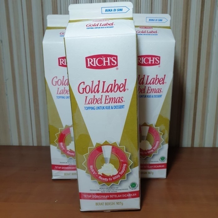 

[New] Rich Gold Label Whipping Cream 907gr
