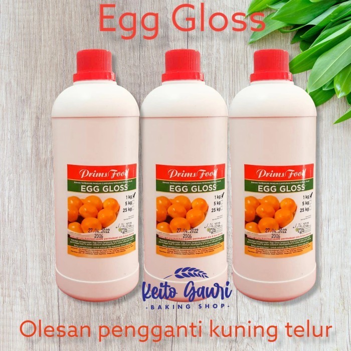 

Best Seller- Primsfood Egg Gloss 1 Kg Pengganti Kuning telur Olesan Nastar