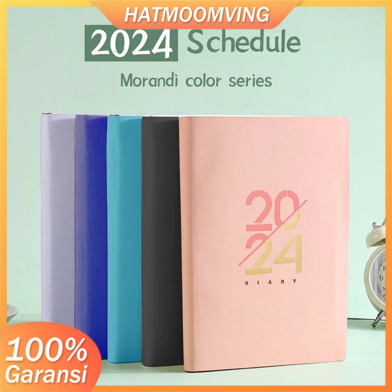 

Agenda 2024 Planner 156 Pages Notebook A5 Diary Journal Notebook School Stationary Journaling Office Accessories Supplies