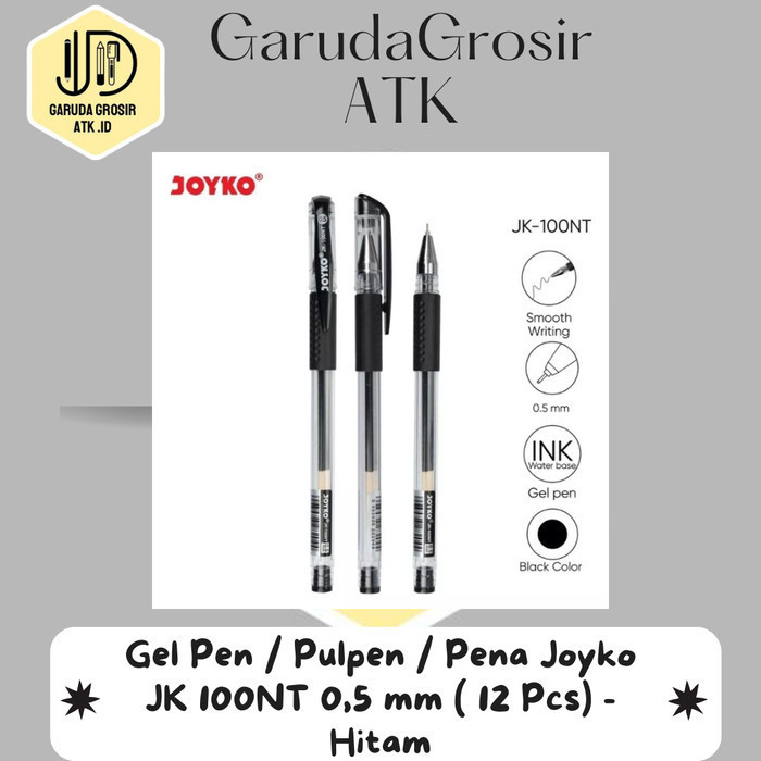 

Gel Pen / Pulpen / Pena Joyko JK 100NT 0,5 mm ( 12 Pcs)
