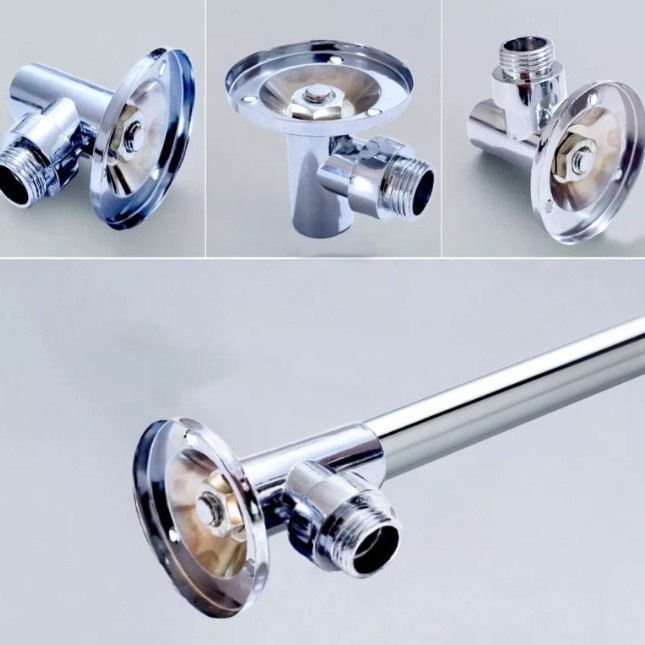TK Arm shower / Holder Pipa Shower tanpa bobok tembok Stainless steel