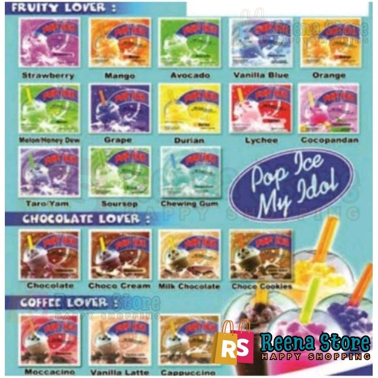 

POP ICE ALL VARIAN @ 24 gr 1 RENCENG ISI 10 PCS (10 x 24 gr) - Reena Store