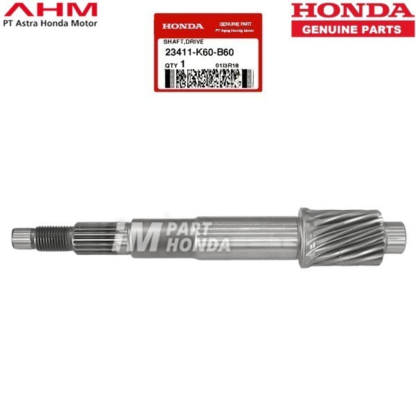 MURAH As Pulley Shaft Drive 17T Vario 125 LED 2018 - 2021 23411-K60-B60 23411K60B60 JAMINAN 100% ORI