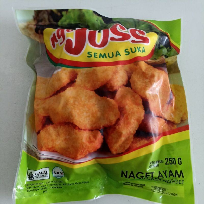 

(READY STOCK) Ngejoss Nugget Ayam 250 gr PROMO MURAH FROZEN FOOD HALAL