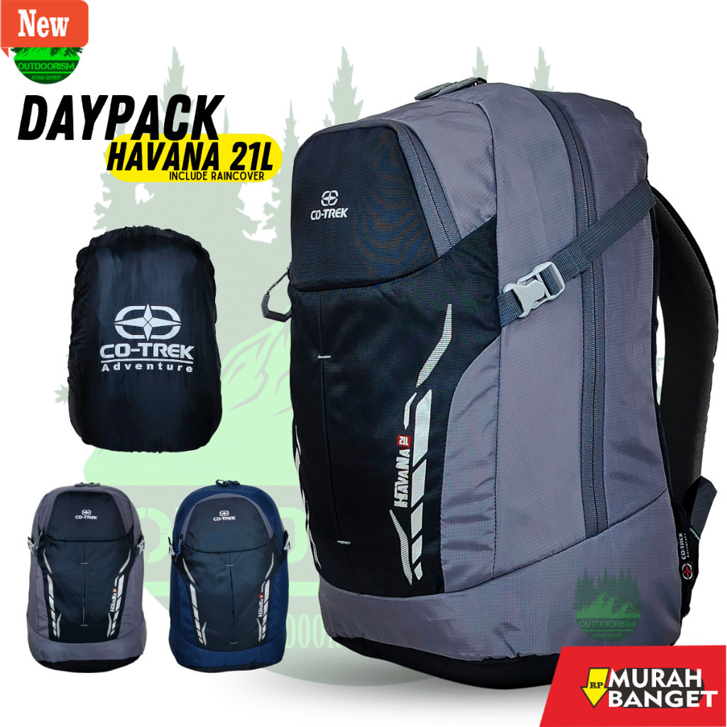 Tas Ransel Pria Kekinian Daypack Cotrek Havana | Tas Ransel Cotrek Adventure | Tas Sekolah Tas Lapto