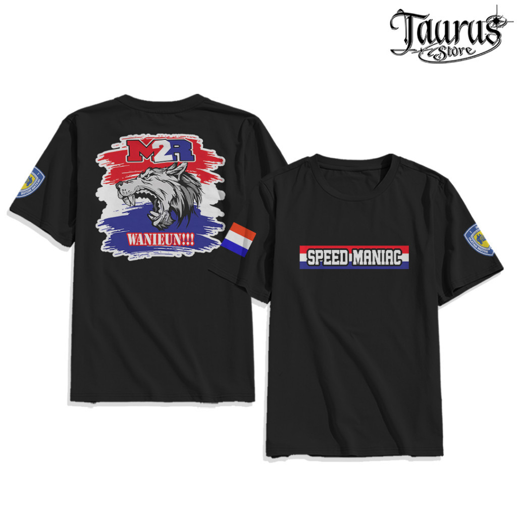 [COD] KAOS T-Shirt MOONRAKER INDONESIA 2023 Sablon DTF Premium SPEED MANIAC Baju Cotton Combads 30s 