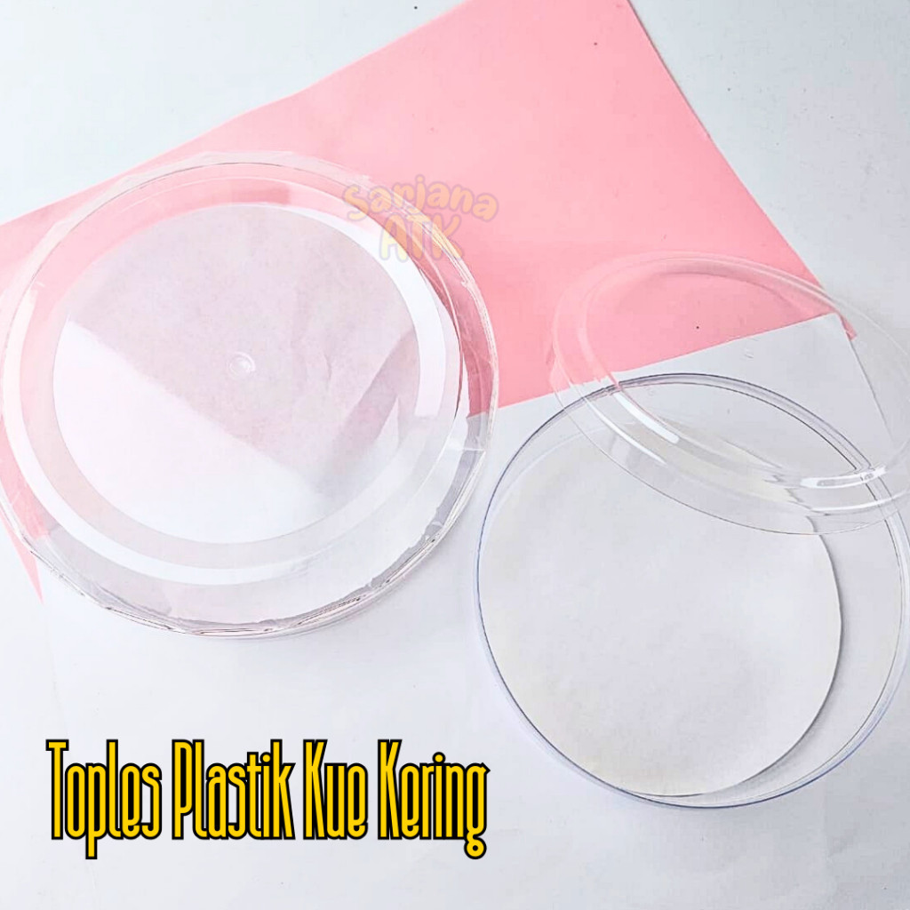 (1 DUS ISI 12 PCS) Toples Bening 500 gram/ Toples Bening Kue Kering