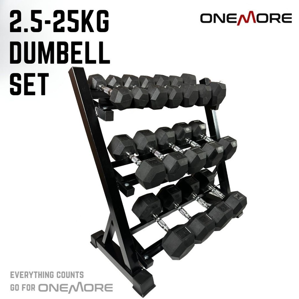 2.5-25 KG SET Hexagonal Dumbell