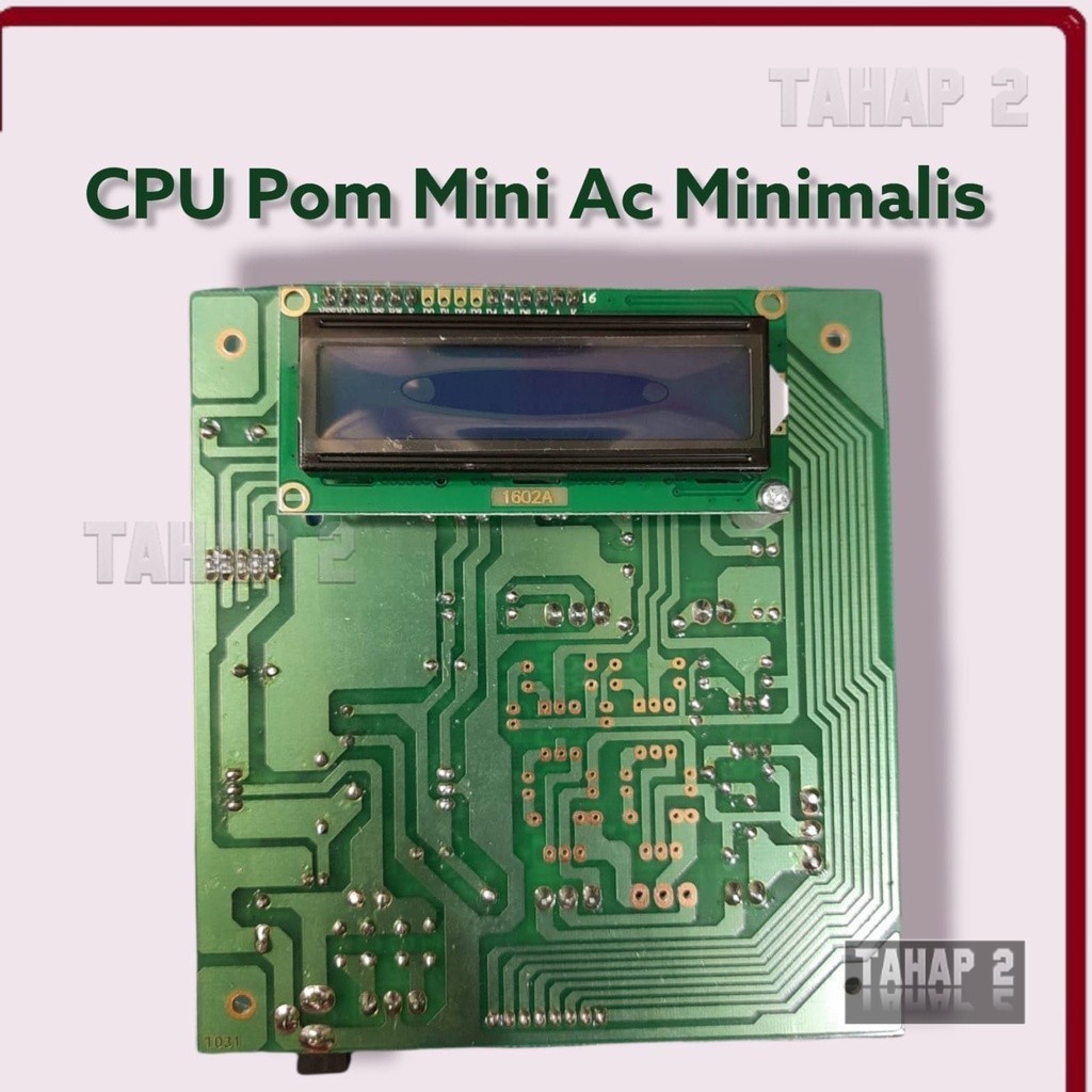 CPU Pom Mini AC Minimalis PCB Fiber Atmega 16