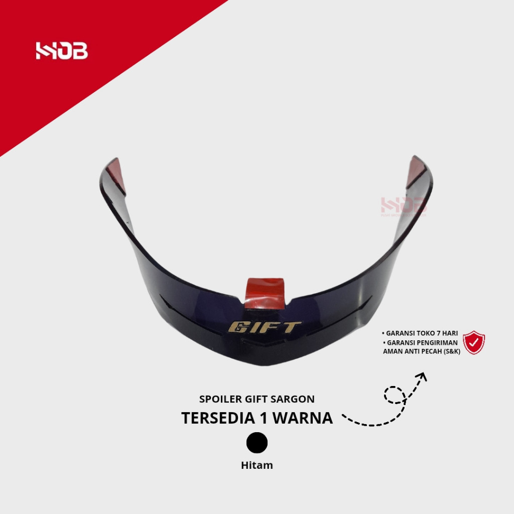 Spoiler Helm GIFT SARGON  HELM GIFT - SPOILER HELM GIFT SARGON VARIASI HELM GIFT - spoiler helm GIFT