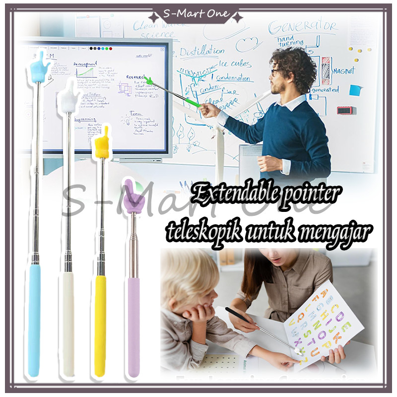 

desain jari teleskopik/Jari Mengajar Pointer /Tongkat penunjuk whiteboard untuk guru mengajar 68cm /Penunjuk Guru Yang