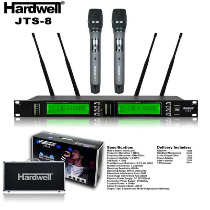 Agen Mic wireless hardwell JTS-8/JTS 8