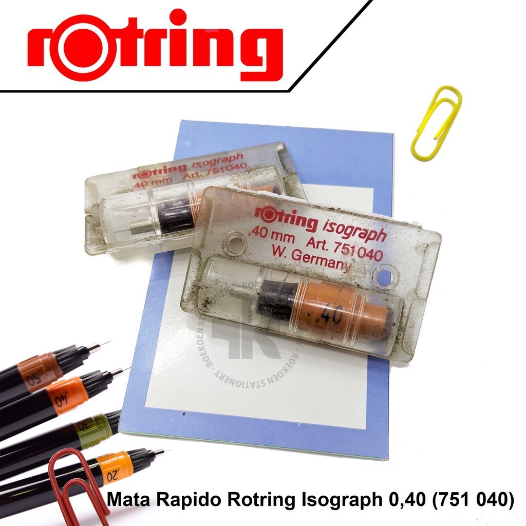 

Rotring Isograph 751 Mata Rapido 0.40mm 040