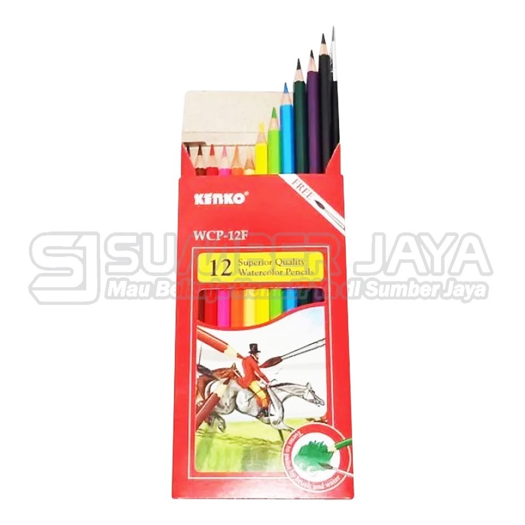 

Pensil Pinsil Warna Alat Menggambar/ Melukis Kenko WCP-12F