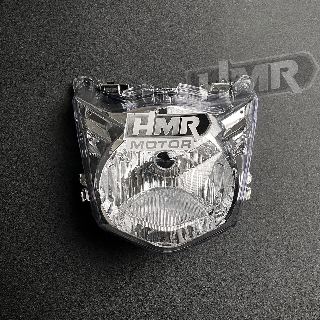 HMR - Lampu depan satu set Honda beat karbu th 2008-2012 bening