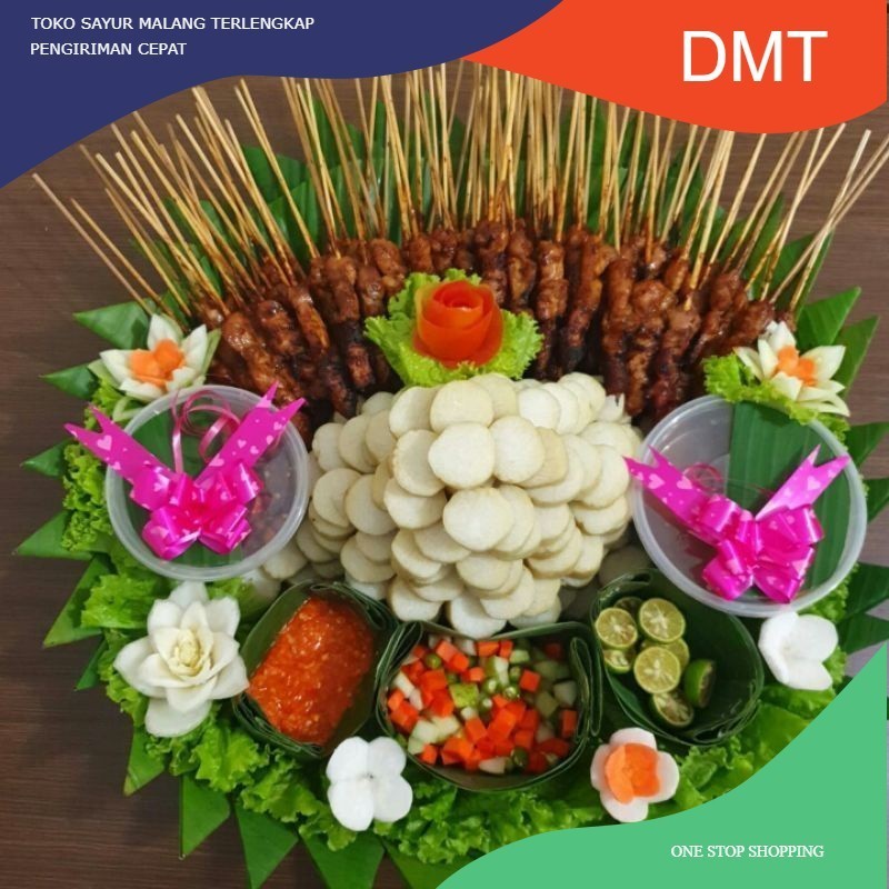 

Tumpeng Sate ayam/Sate Ayam/Tampah sate