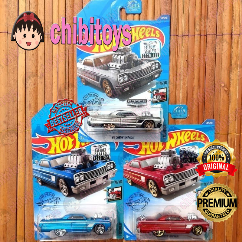 Hot Wheels 64 Chevy Impala 2020 Zamac Factory Sealed Chevrolet Chevelle Ss Pontiac Firebird
