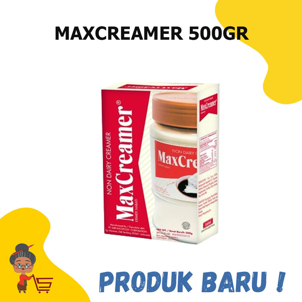 

MAX CREAMER 500gr / MAXCREAMER NON DAIRY CREAMER / MAXCREAMER