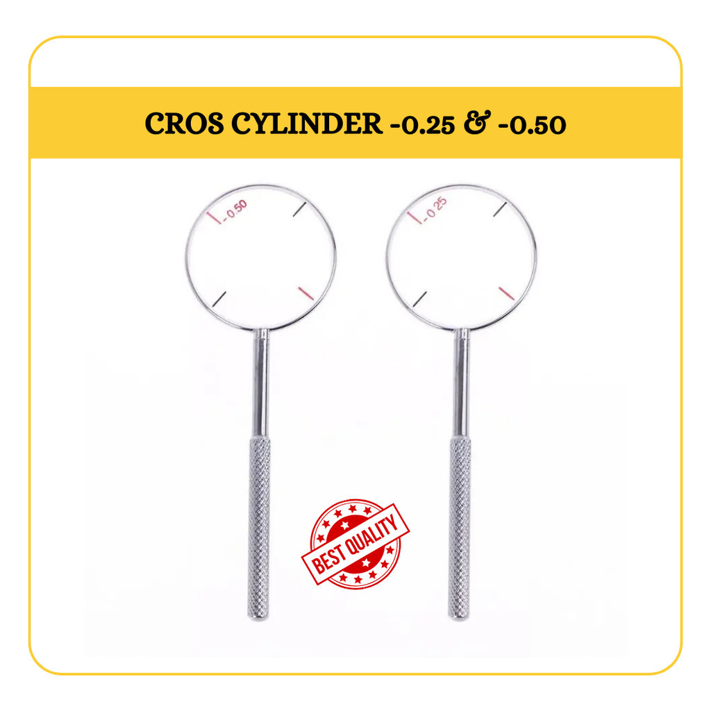 Cros Cylinder Minus 0.25 atau Minus 0.50
