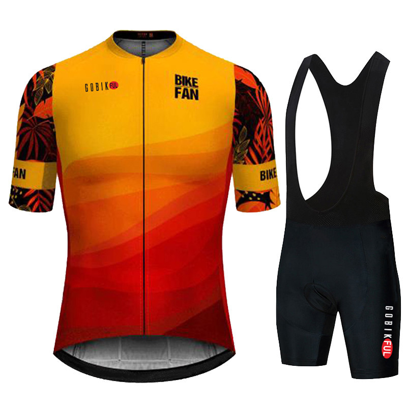 Bike Jersey Set 2021 Team KBORA  Cycling Clothing Summer Short Sleeve Cycling Suit Men's Top and Bot