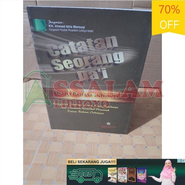 Buku / Kitab pidato ceramah - catatan seorang da'i bahasa indonesia | Assalam Lirboyo