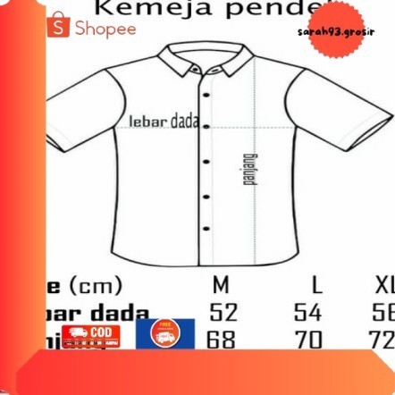 ✨BESTSELLER✨ -Batik Kurnia - Hem Batik Pria Katun Pekalongan 556 - M