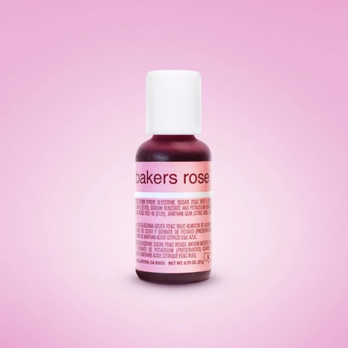 

New Arrival- Bakers Rose Chefmaster Liqua-Gel Food Coloring 20 ml